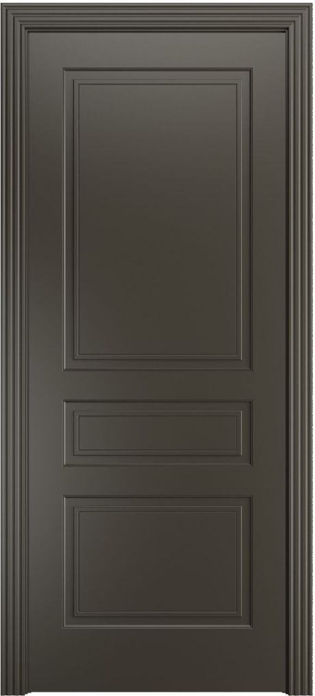 Глухая межкомнатная дверь Бруклин Гриджио Эмаль (Бипи Дорс)