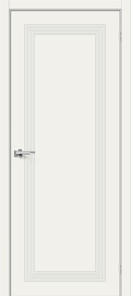 Межкомнатная дверь глухая Граффити-20 Whitey (BRAVO)