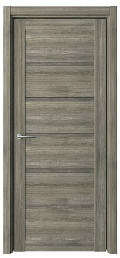 Глухая межкомнатная дверь Вена Пепельный ясень Эко-шпон (ALBERO)
