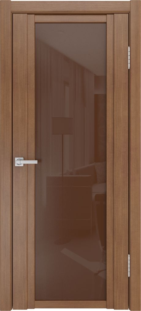 Межкомнатная дверь со стеклом QDO X Палисандр Шпон (Мильяна)