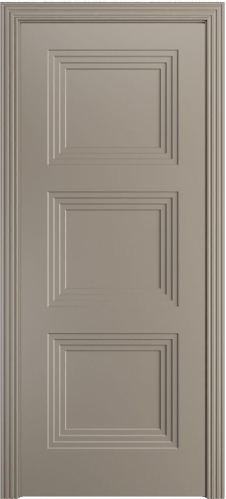 Глухая межкомнатная дверь Каролина Латте Эмаль (Бипи Дорс)