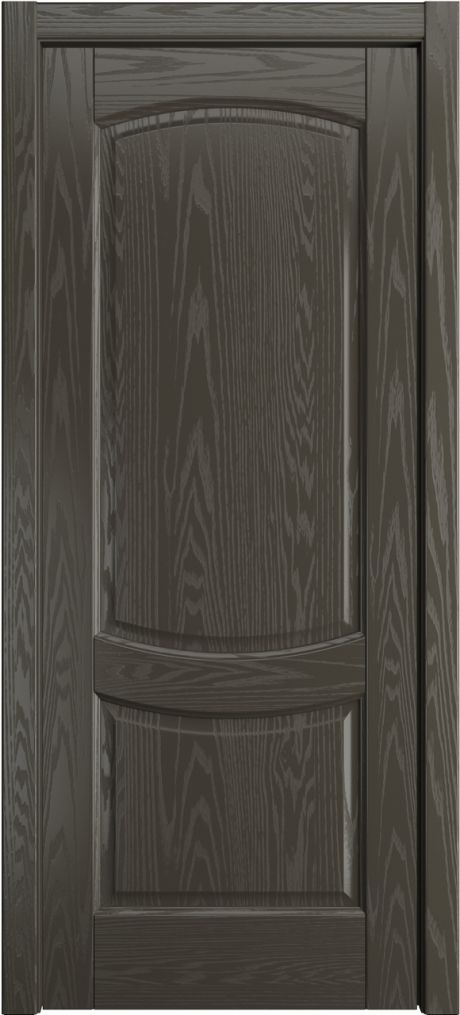Глухая межкомнатная дверь Эрнеста Гриджио Шпон (Мильяна)
