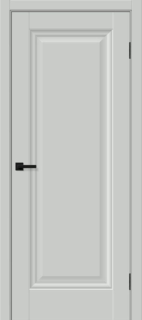 Межкомнатная дверь глухая Прима-0 Grey Silk (BRAVO)