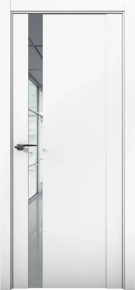 Межкомнатная дверь с зеркалом PRIME 07 Аляска (Brandoors)