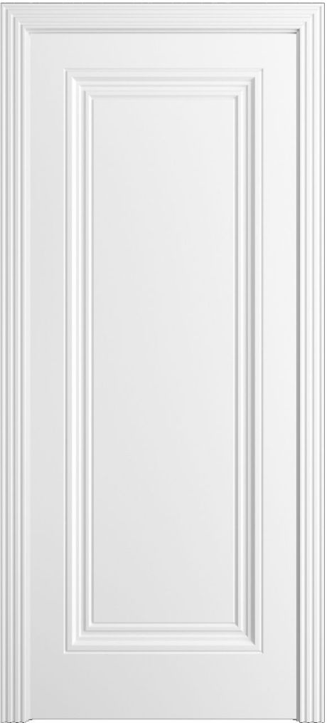 Глухая межкомнатная дверь Версаль-Ф Премиум Белоснежный Эмаль (Мильяна)