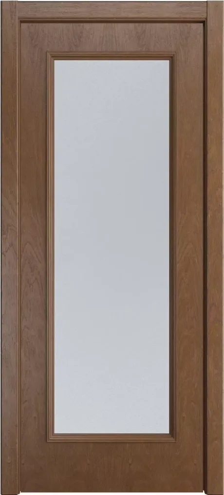 Межкомнатная дверь со стеклом Палермо Дуб мокко Шпон (Мильяна)