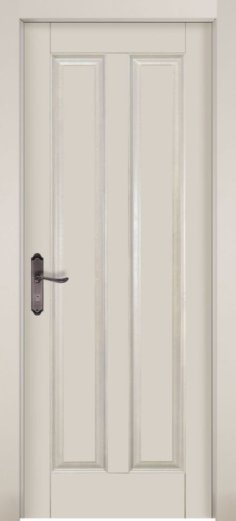 Глухая межкомнатная дверь Сорренто Слоновая кость Массив ольхи (ОКА)