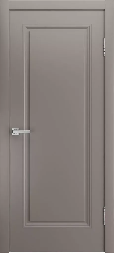 Глухая межкомнатная дверь Манхэттен-1 Темно-серый Эмаль (Бипи Дорс)