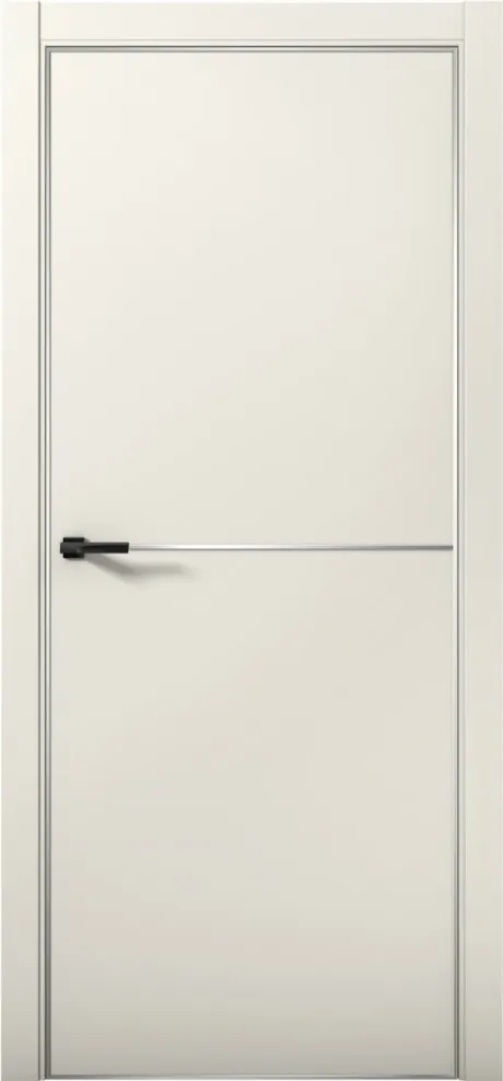 Межкомнатная дверь ESTETICA 02 Магнолия Анодированная кромка AL (Brandoors)