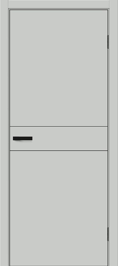 Межкомнатная дверь глухая Браво-0.24.П Grey Silk (BRAVO)