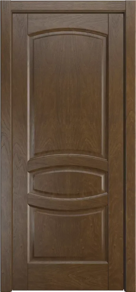 Глухая межкомнатная дверь София Дуб виски Шпон (Мильяна)