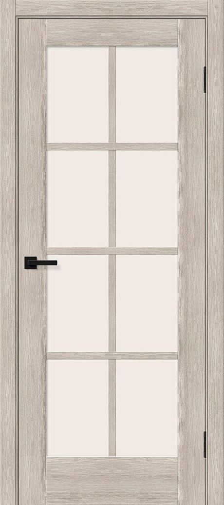 Межкомнатная дверь остекленная Прима-11.1 Cappuccino Melinga (Mr.wood)