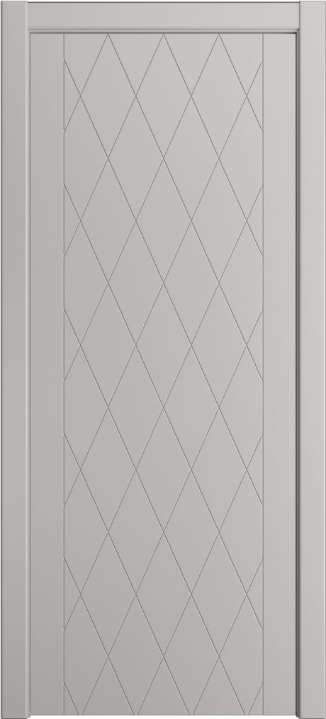 Глухая межкомнатная дверь ID-W Агат Эмаль (Мильяна)