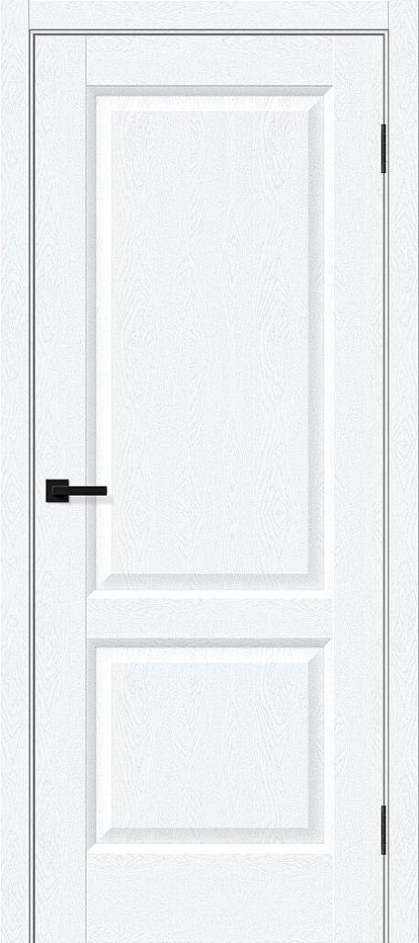 Межкомнатная дверь глухая Неоклассик-32 White Silkwood (BRAVO)