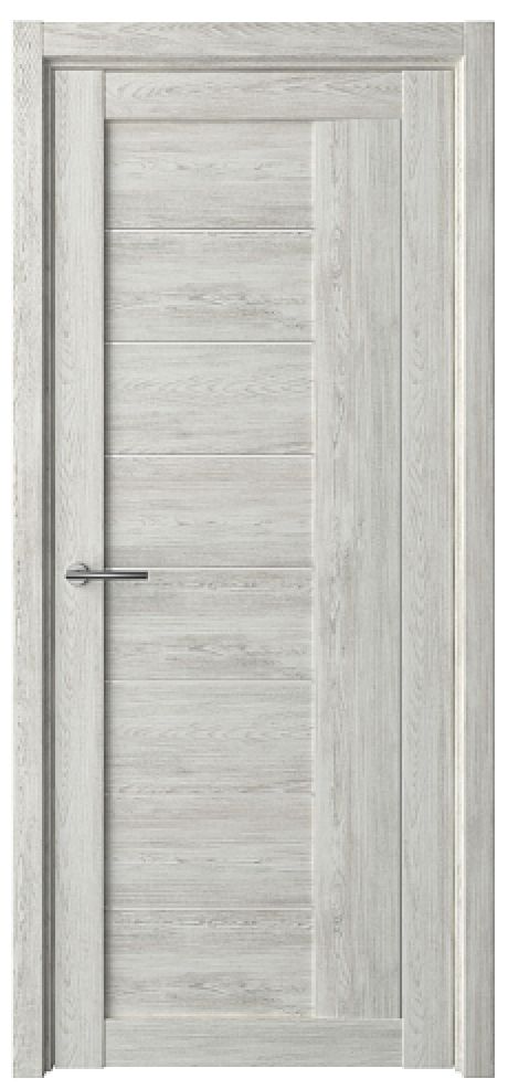 Межкомнатная дверь со стеклом Марсель Дуб нордик Эко-шпон Стекло белое (ALBERO)