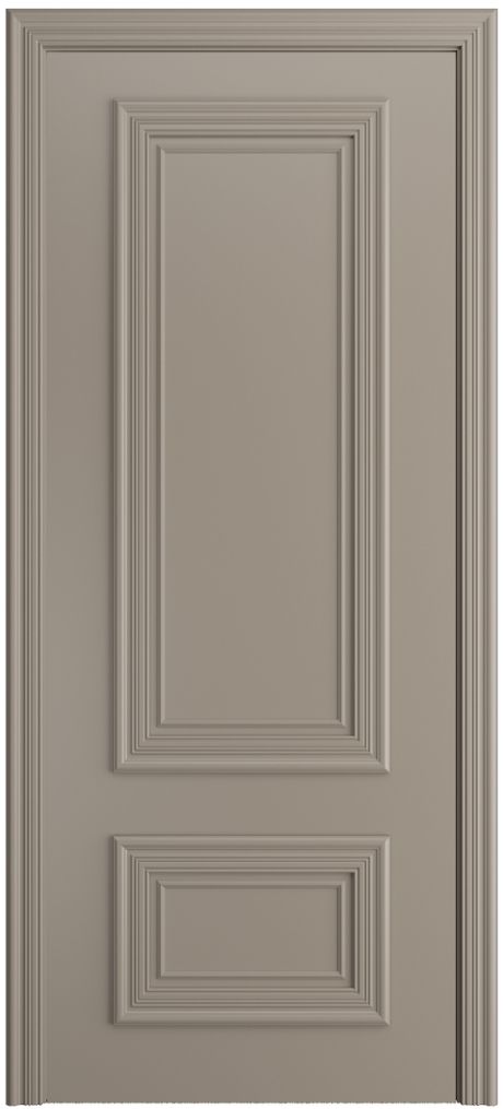 Глухая межкомнатная дверь Неаполь Латте Эмаль (Мильяна)