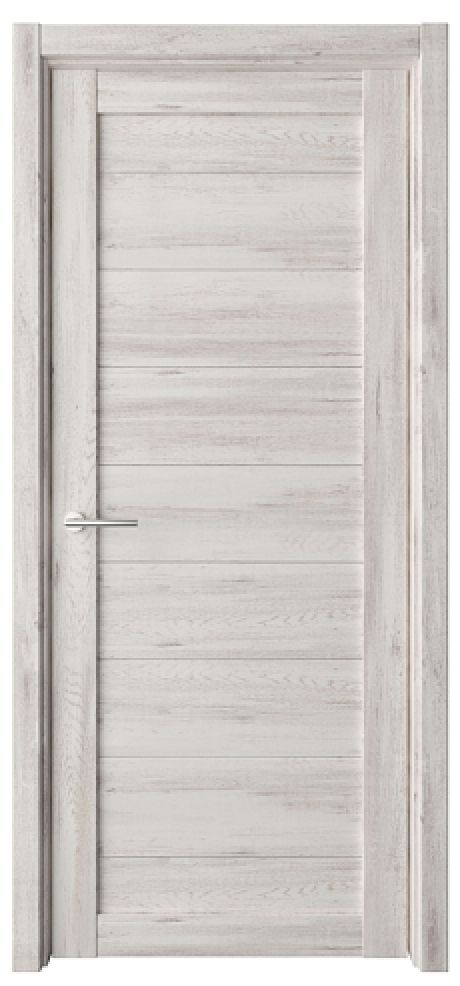 Глухая межкомнатная дверь Мюнхен ширина 80 см Лиственница мокко Эко-шпон (ALBERO)