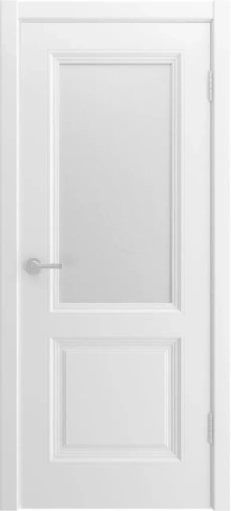 Межкомнатная дверь со стеклом Шелли Белый Эмаль (Шейл Дорс)