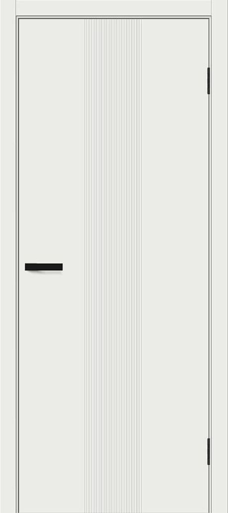 Межкомнатная дверь глухая Граффити-21 Super White (BRAVO)