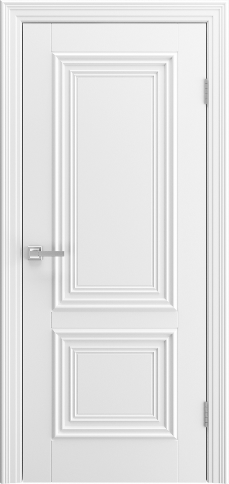 Глухая межкомнатная дверь Барселона Белый Эмаль (Шейл Дорс)