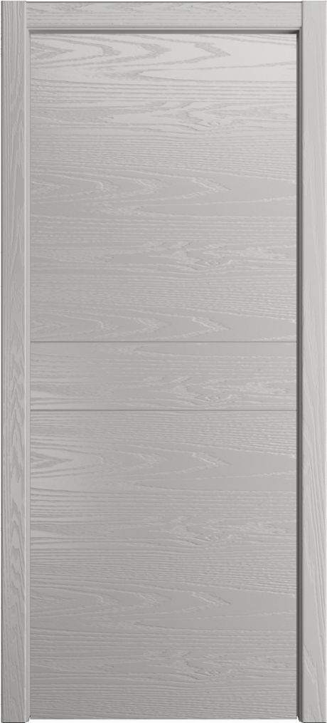 Глухая межкомнатная дверь ID-F Грей Шпон (Мильяна)