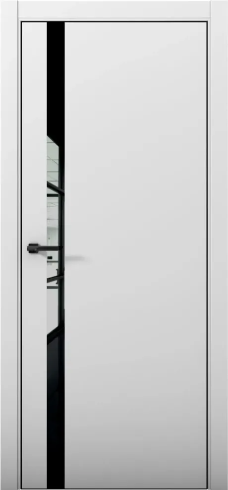 Межкомнатная дверь ESTETICA 07 Манхэттен Кромка AL Black (Brandoors)