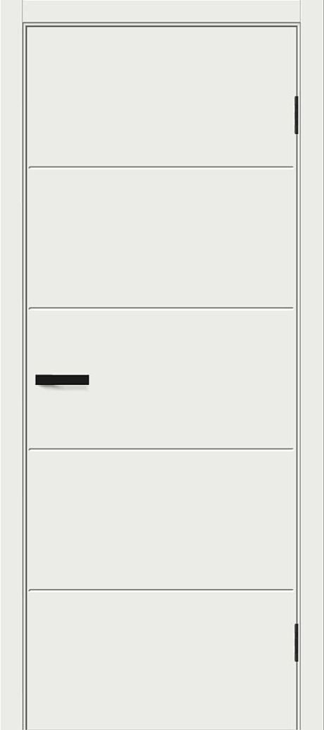 Межкомнатная дверь глухая Граффити-2.Д Super White (BRAVO)