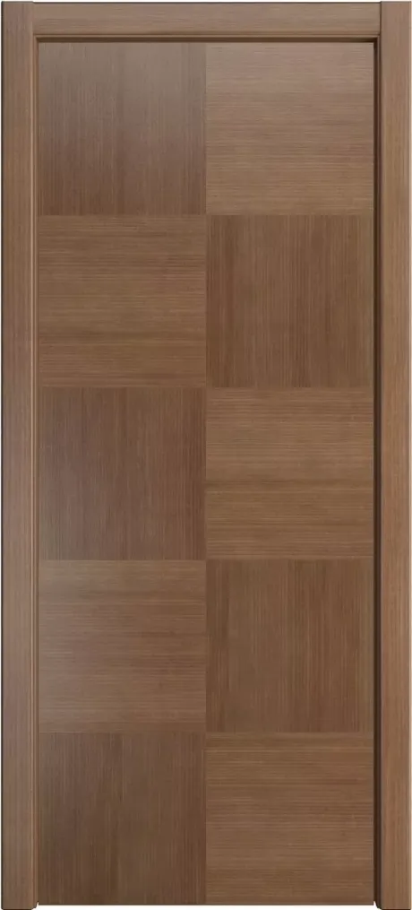 Глухая межкомнатная дверь Некст-5 Дуб палисандр Шпон (Мильяна)