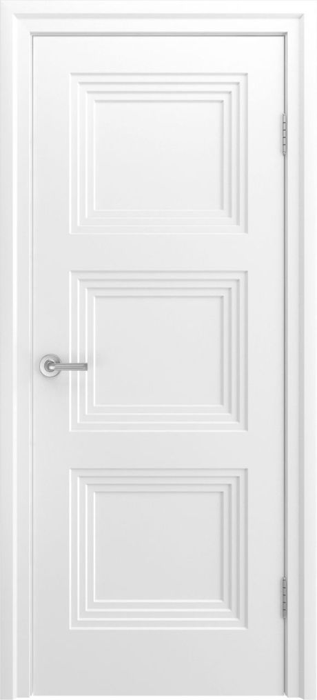 Глухая межкомнатная дверь Каролина Белоснежный Эмаль (Бипи Дорс)