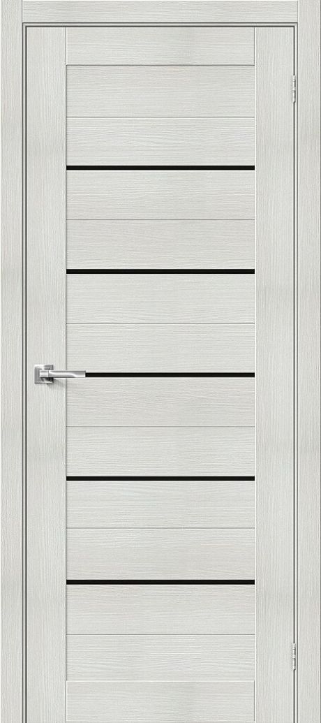 Межкомнатная дверь остекленная Порта-22 Bianco Veralinga (ĒLPORTA)