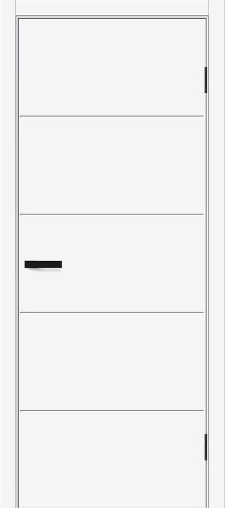 Межкомнатная дверь глухая Граффити-2.Д White Pro (BRAVO)