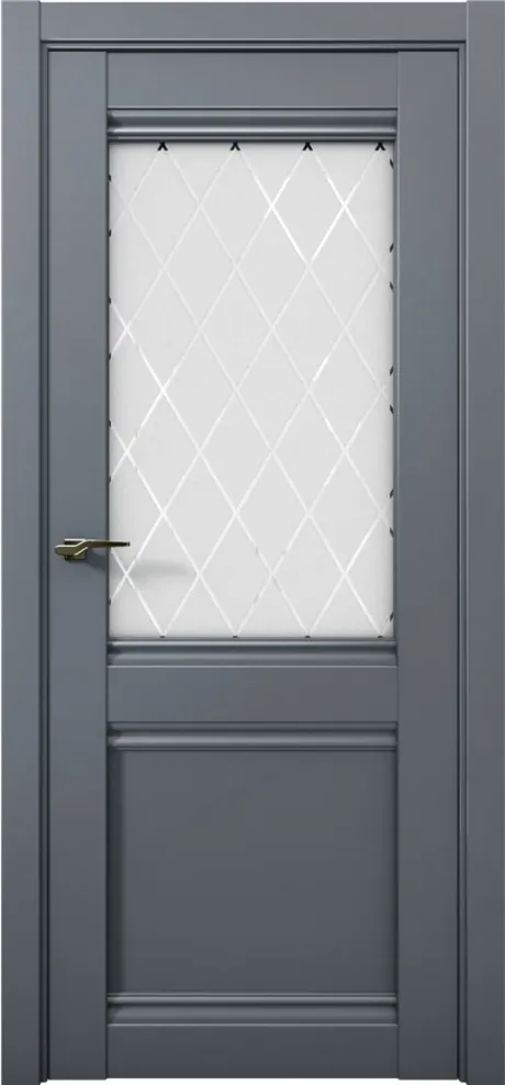 Межкомнатная дверь со стеклом PRIME 12 Антрацит (Brandoors)