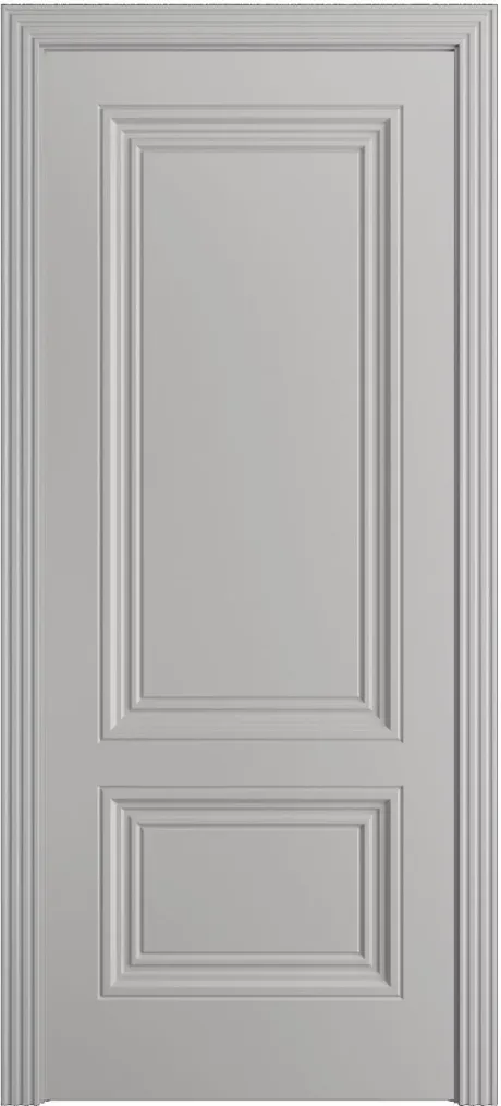 Глухая межкомнатная дверь Версаль-1Ф Премиум Грей Эмаль (Мильяна)
