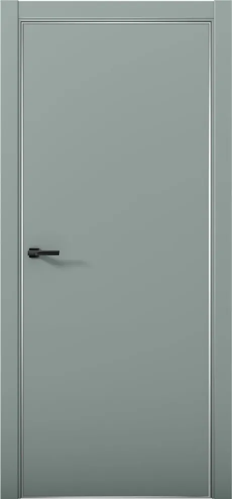 Межкомнатная дверь ESTETICA 01 Deep Green Анодированная кромка AL (Brandoors)