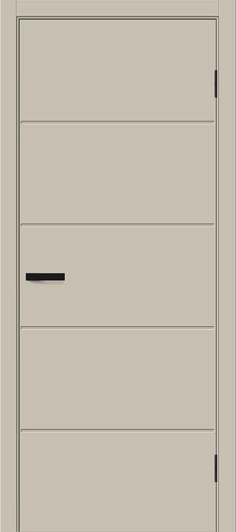 Межкомнатная дверь глухая Граффити-1.Д Cream Pro (BRAVO)