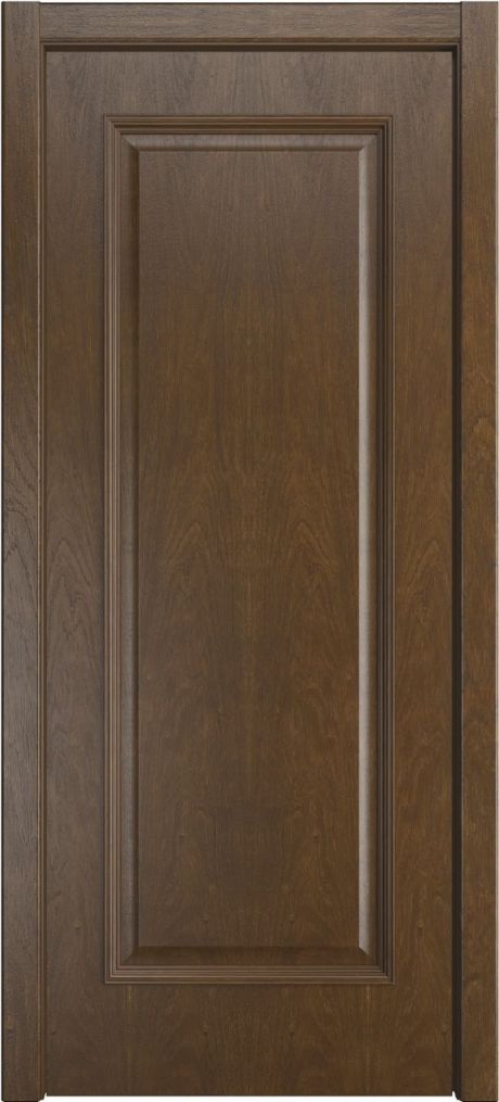 Глухая межкомнатная дверь Палермо Дуб виски Шпон (Мильяна)
