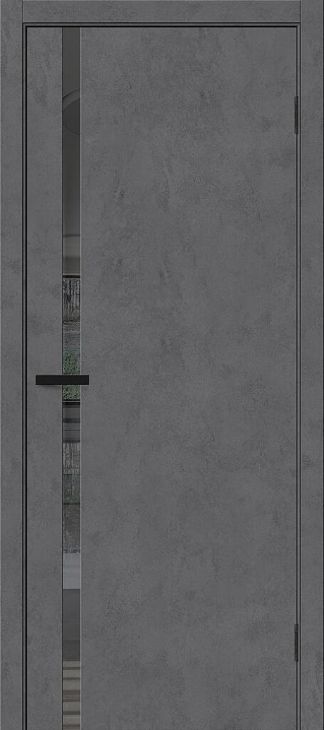 Межкомнатная дверь остекленная Браво-1.55 Slate Art (Mr.wood)