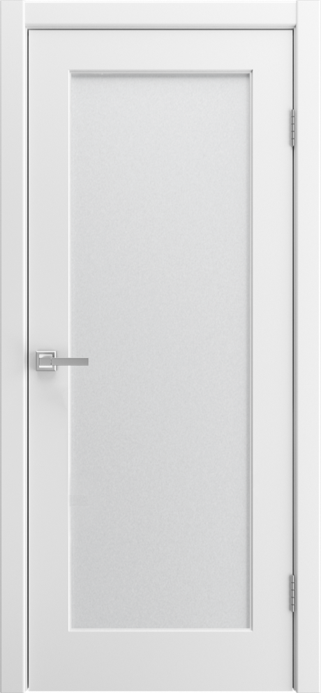 Межкомнатная дверь со стеклом Капри-1 Белый Эмаль (Шейл Дорс)