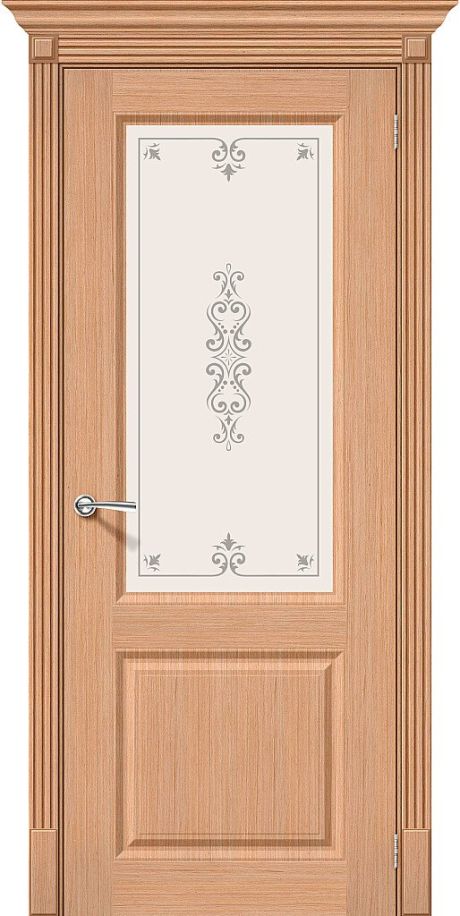 Межкомнатная дверь остекленная Статус-13 Ф-05 (Дуб) (BRAVO)