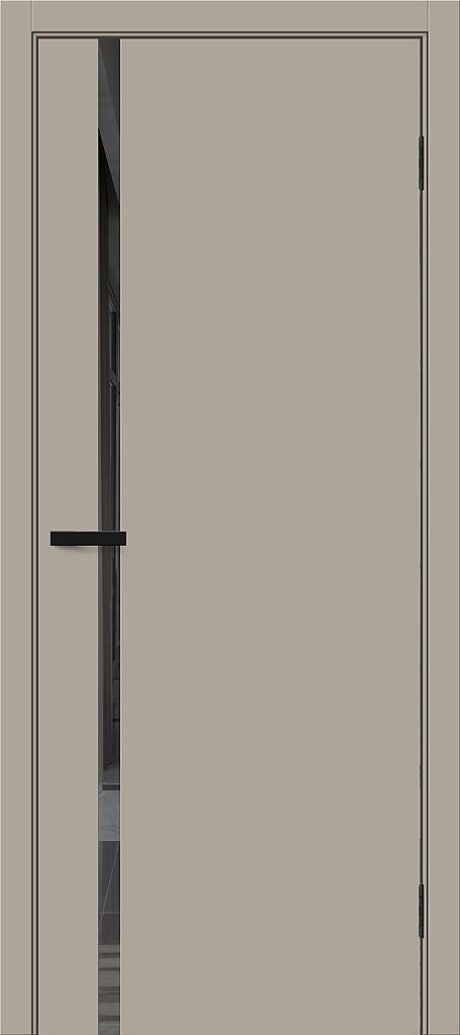 Межкомнатная дверь остекленная Браво-0.40.П Clay Silk (BRAVO)