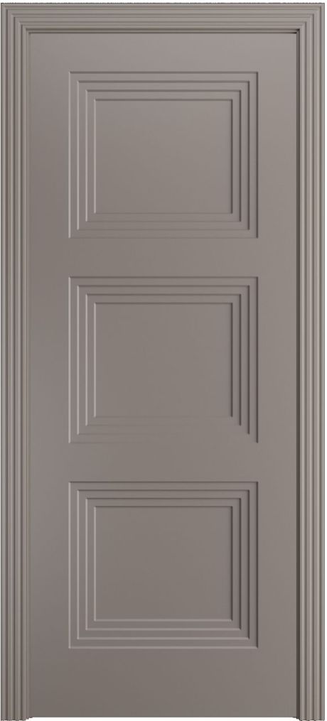 Глухая межкомнатная дверь Каролина Темно-серый Эмаль (Бипи Дорс)