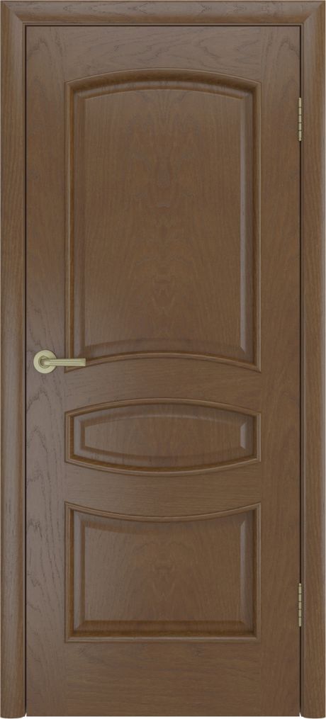 Глухая межкомнатная дверь Венеция Дуб мокко Шпон (Бипи Дорс)