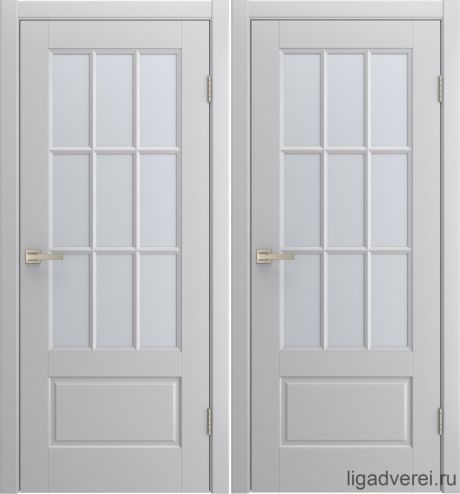 Межкомнатная дверь Valencia Серый Эмаль (Лига дверей)