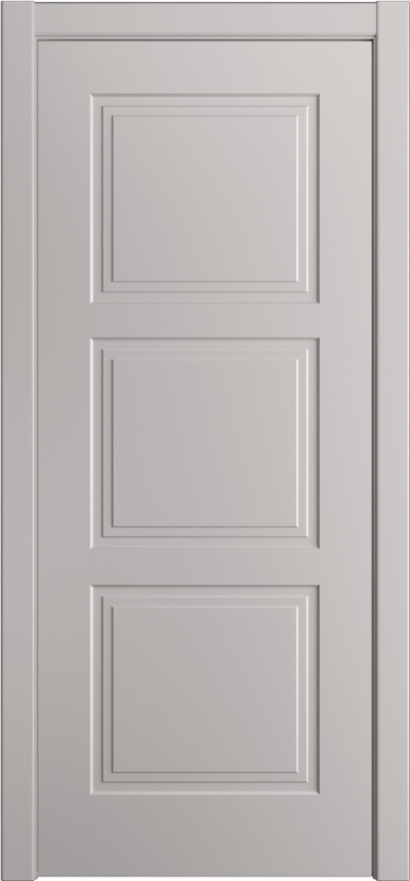 Глухая межкомнатная дверь ID-Челси 3 Агат Эмаль (Мильяна)