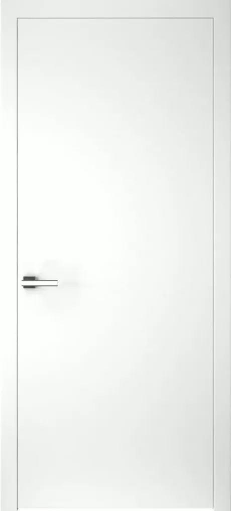Глухая межкомнатная дверь Блейд-0 Белый Эмаль (Шейл Дорс)