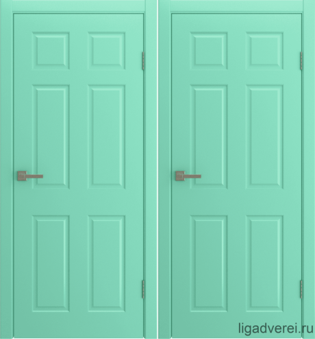Межкомнатная дверь Barselona Бирюза Эмаль (Лига дверей)