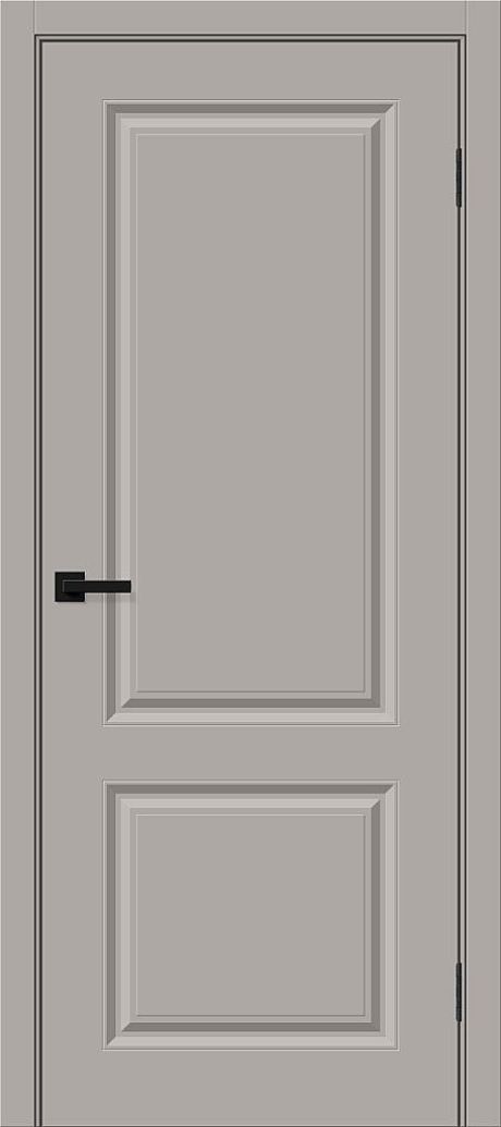 Межкомнатная дверь глухая Скинни-12 Grey Pro (BRAVO)