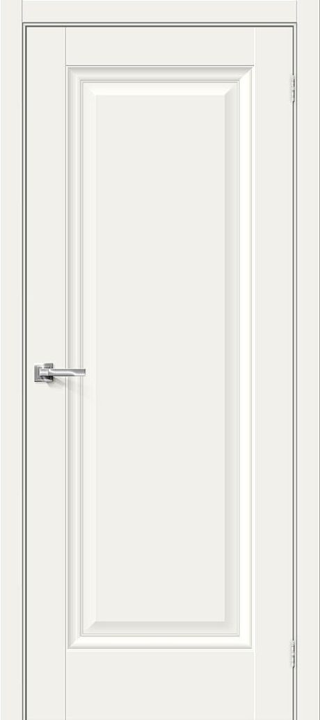 Межкомнатная дверь глухая Прима-0 White Mix (BRAVO)