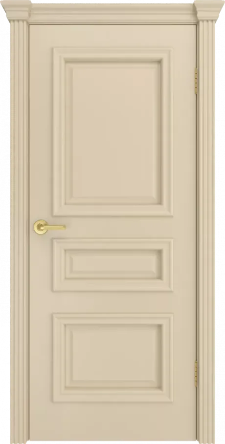 Глухая межкомнатная дверь Бристоль Сити Крем Эмаль (Мильяна)