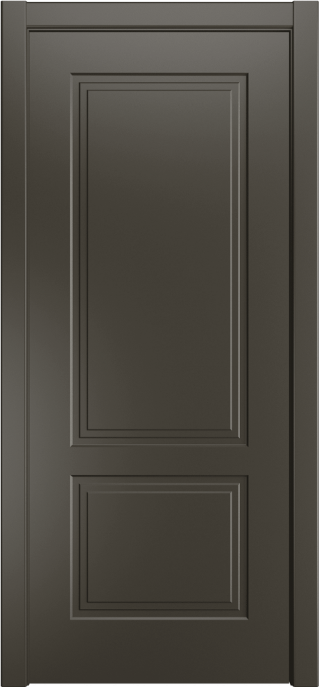 Глухая межкомнатная дверь ID-Челси 2 Гриджио Эмаль (Мильяна)